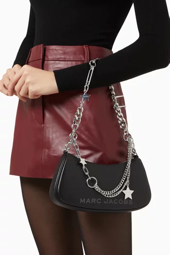 The Star Charm Shoulder Bag in Leather