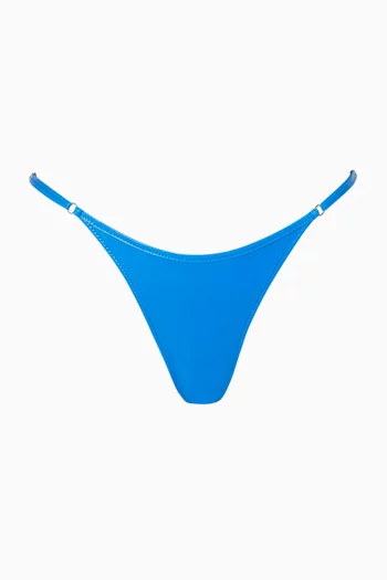 Luna Striped Bikini Briefs in Stretch ECONYL®