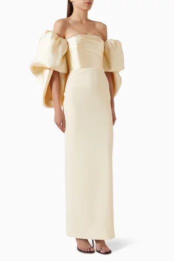 Floris Off-shoulder Maxi Dress