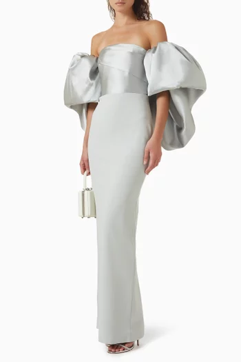 Floris Off-shoulder Maxi Dress
