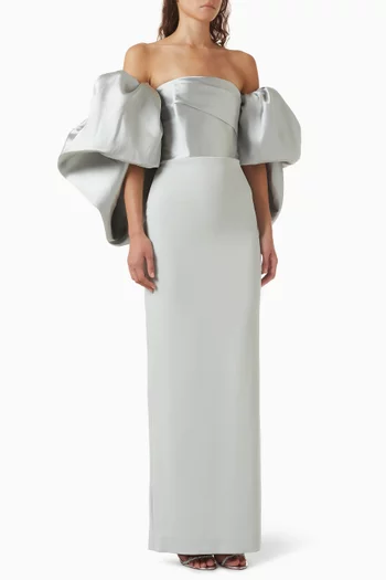 Floris Off-shoulder Maxi Dress