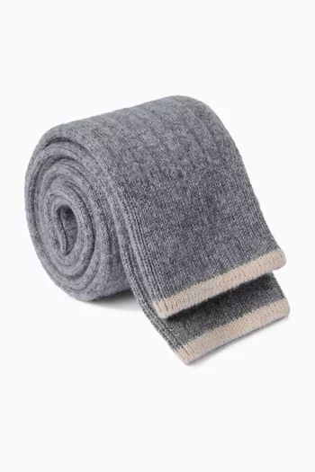 Rib-knit Socks in Cashmere