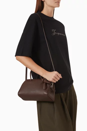 Le Petit Turismo Small Tote Bag in Grainy Leather