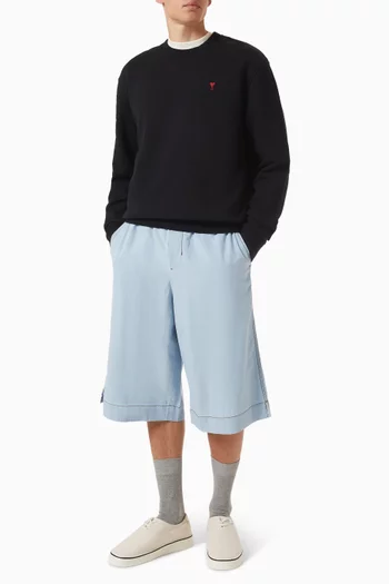 Ami de Coeur Sweatshirt in Cotton Fleece