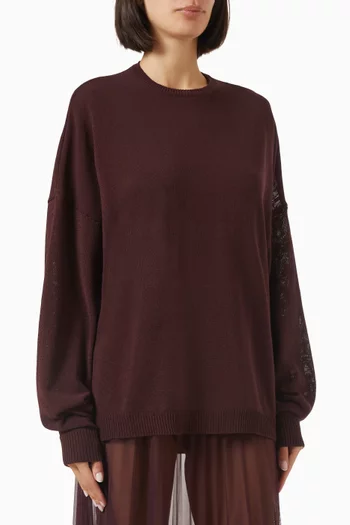 Basel Knit Sweater in Cotton Blend