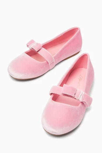 Mia Ballerinas in Velvet