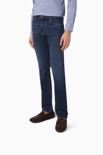Logo Driving Moccasins Loafers in Suede