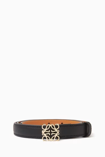 Anagram Belt in Calfskin