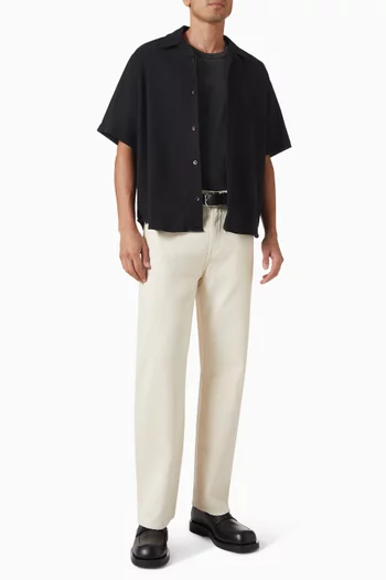 Garment-dyed T-shirt in Jersey