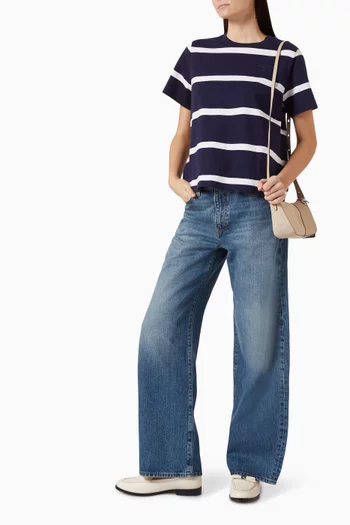 Striped Knit T-shirt