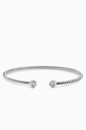 Micro Cable Flex® Round Bracelet in Sterling Silver