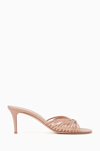 Vyna 70 Mule Sandals in Nappa Leather