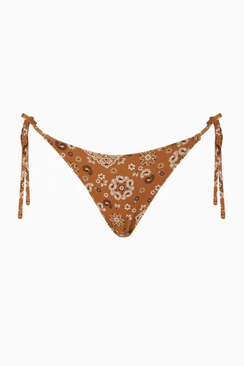 Signature Swim Dipped Tie Bikini Briefs