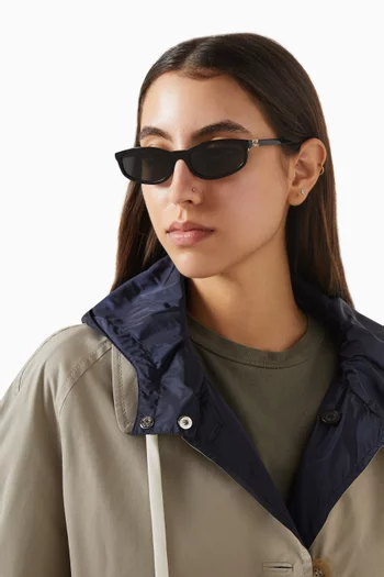 Rectangular Sunglasses in Acetate