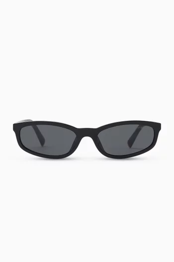 Rectangular Sunglasses in Acetate