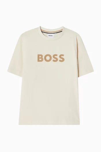 Logo T-Shirt in Cotton Jersey