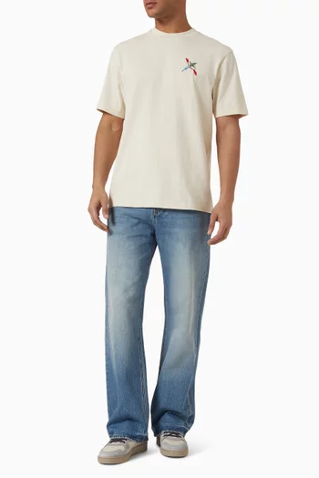 Micro Bee Bird T-shirt in Cotton