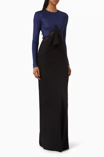 Endrey Disconnect Maxi Dress in Viscose