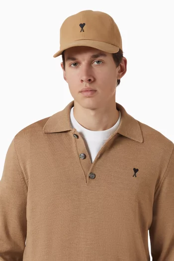 Ami de Coeur Cap in Cotton Garbardine
