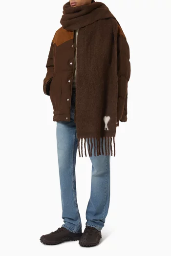 Ami de Coeur Fringe Scarf in Alpaca Wool