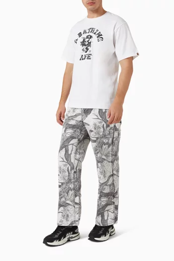 Tree Edge Camo-print Pants