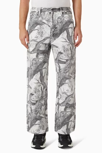 Tree Edge Camo-print Pants