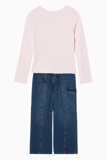 Straight-leg Jeans in Denim