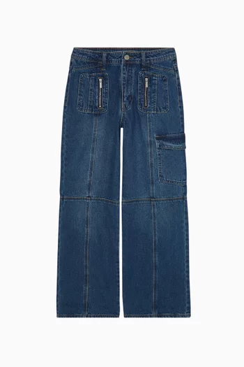 Straight-leg Jeans in Denim