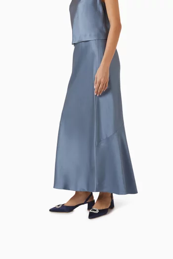 Tamara 45 Slingback Pumps in Satin