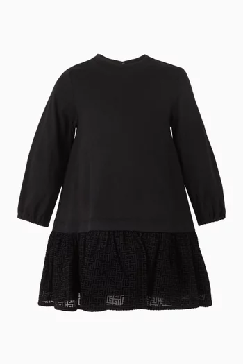 Printed A-line Dress & Bloomers