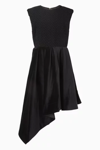 Asymmetrical Dress in Jersey