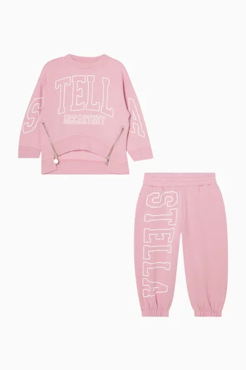 Logo Tracksuit in Cotton-fleece