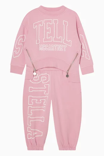 Logo Tracksuit in Cotton-fleece