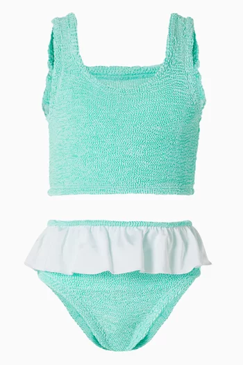 Olive Bikini Set in Original Crinkle™ Fabric
