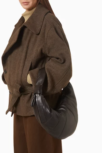 Fortune Croissant Bag in Leather