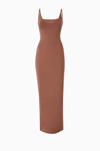 Smooth Layers Scoop Neck Maxi Dress