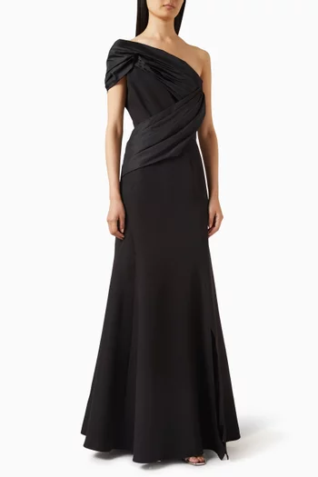 One-shoulder Gown