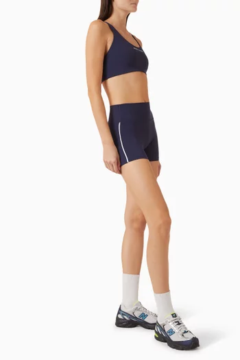 Bold Logo Mini Biker Shorts