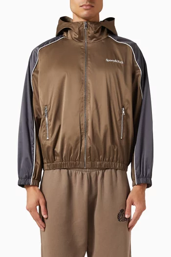 Serif Logo Gym Jacket