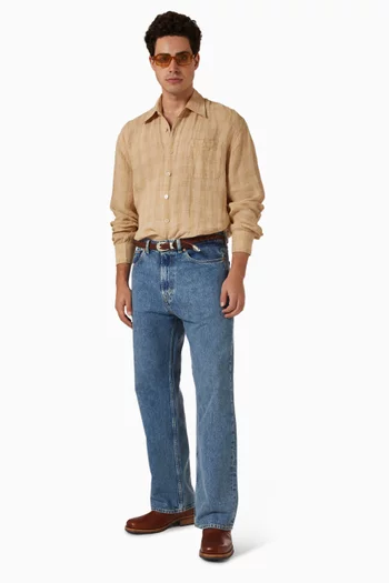 Above Shirt in Linen-blend
