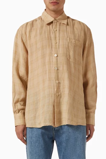 Above Shirt in Linen-blend