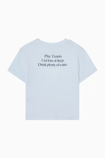 Play Tennis T-shirt in Cotton