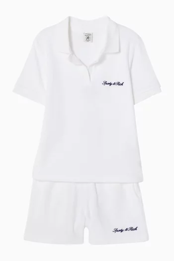 Signature Logo Shorts in Cotton-terry