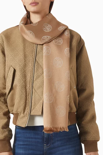 Medallion Logo Oblong Traveler Scarf