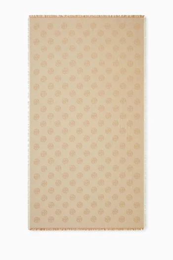 Medallion Logo Oblong Traveler Scarf
