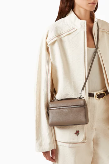 Romy Slim Top-handle Bag in Leather