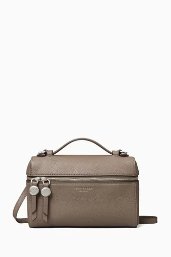 Romy Slim Top-handle Bag in Leather