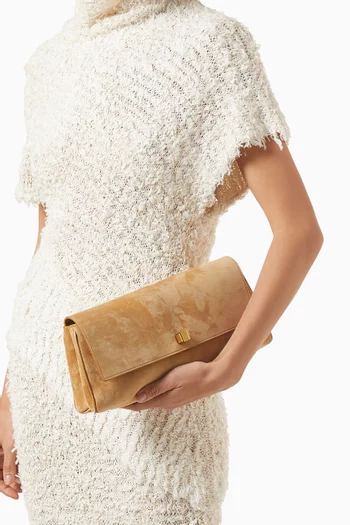 Audrey Clutch in Suede