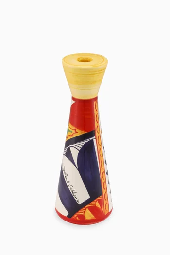 Carretto Sicilano Candle Holder in Ceramic