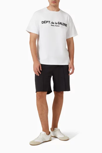 French Logo T-shirt in Cotton